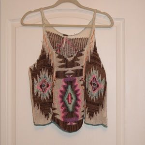 Free People Colorful Tank